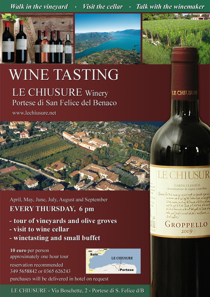 Lake Garda Events-Wine Tasting-Le Chiusure