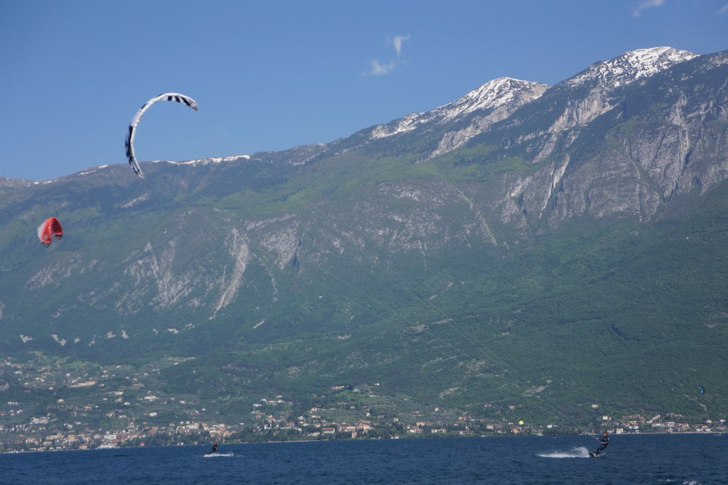 Kite Surfing In Lake Garda