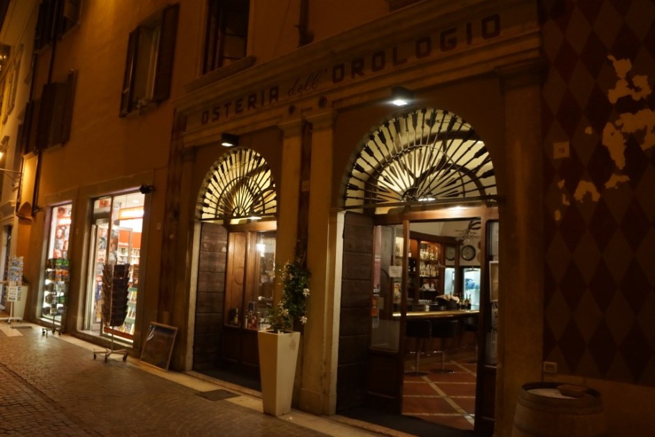 Lake Garda Restaurants- Osteria dell'Orologio