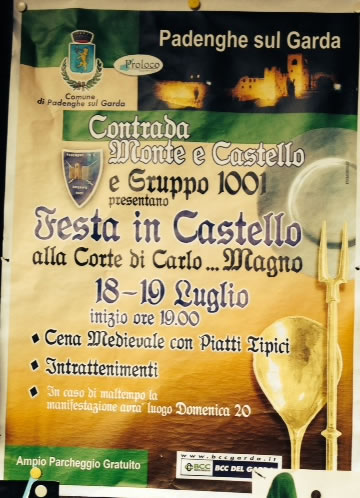 Lake Garda Events - Festa in Castello alla Corte di Carlo Magno a Padenghe