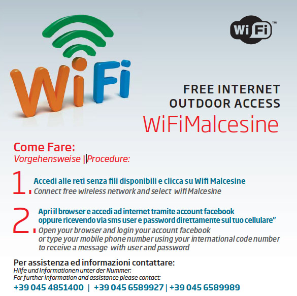 Free wifi - Malcesine